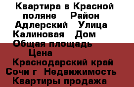 Квартира в Красной поляне. › Район ­ Адлерский › Улица ­ Калиновая › Дом ­ 9 › Общая площадь ­ 28 › Цена ­ 3 800 000 - Краснодарский край, Сочи г. Недвижимость » Квартиры продажа   